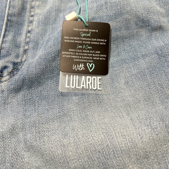 LuLaRoe Sky Blue Super Stretch Jeans - Picture 4 of 13